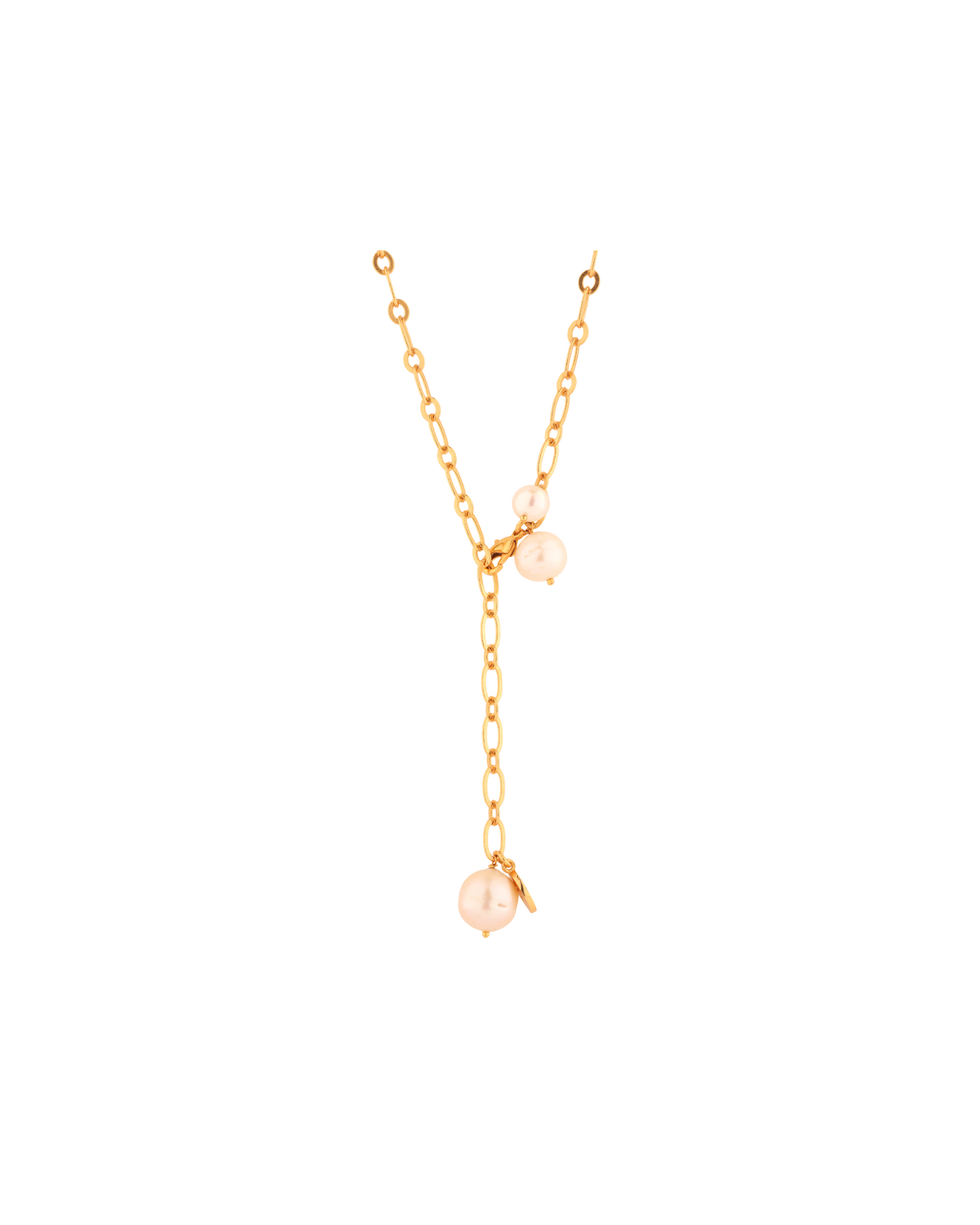 Tri-Pearl Linked Chain