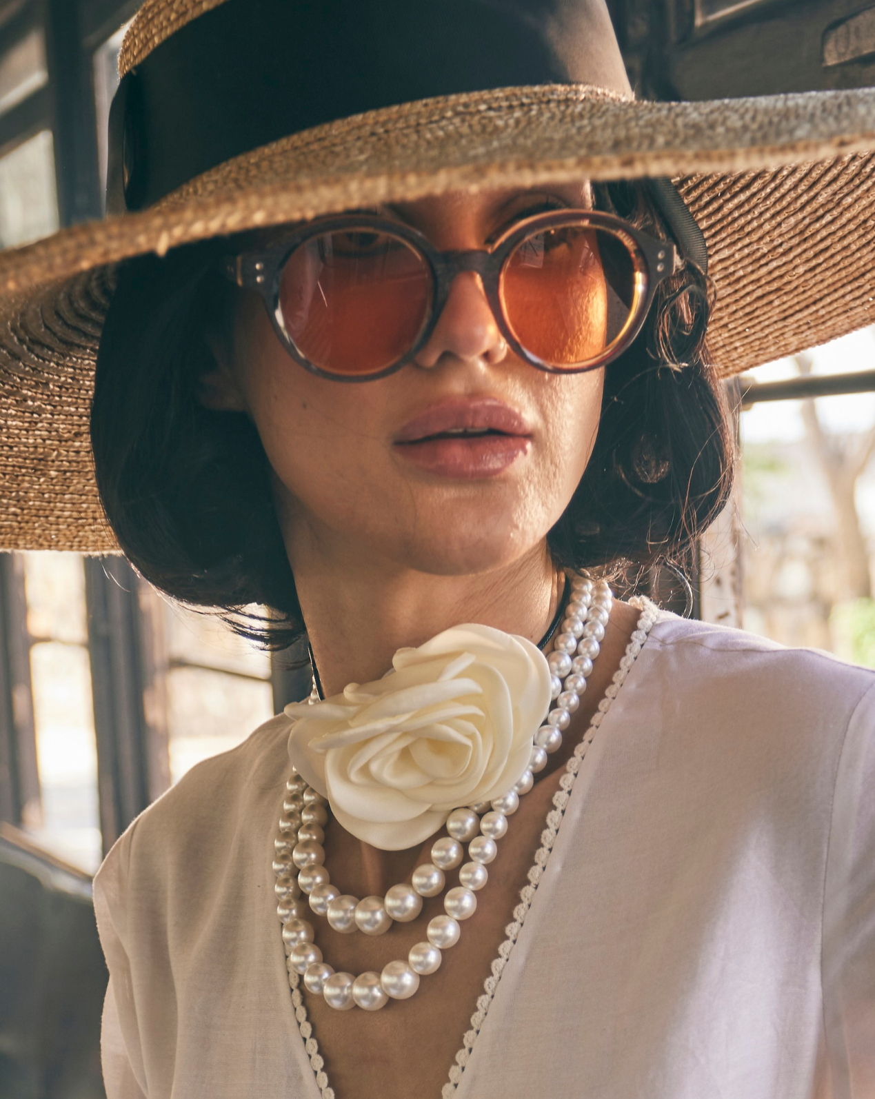 Double Graded Pearls - White