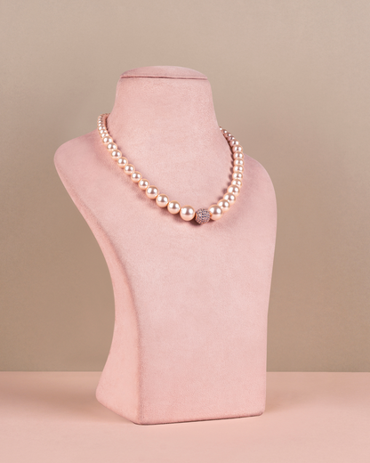 Graded Pearl Single - Peach Swarovski