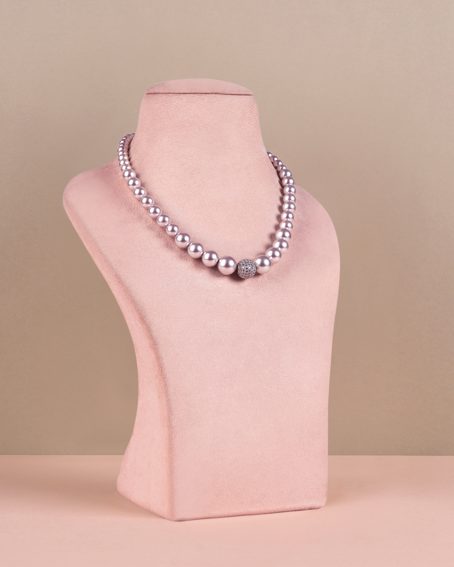 Graded Pearl Single - Purple Swarovski