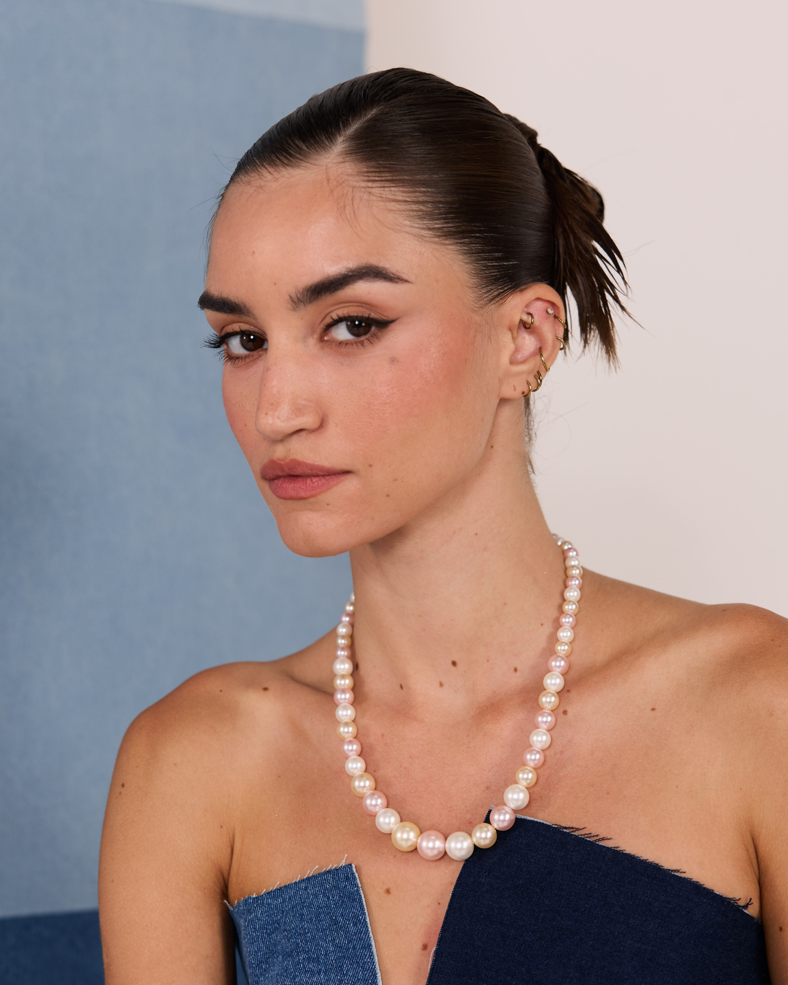 Graded Pearl Single - Multicoloured