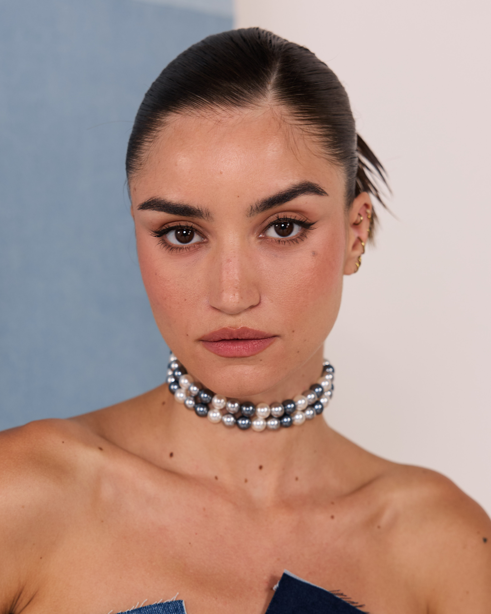10mm Mixed Silver Choker
