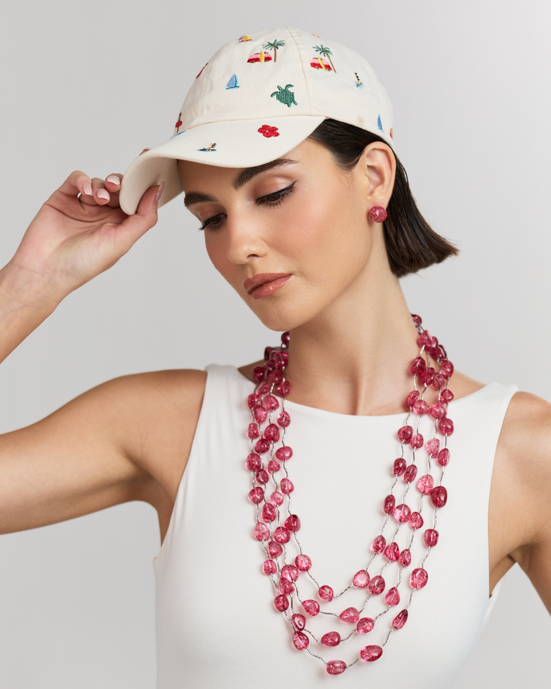 Statement Piped Red Tumbles