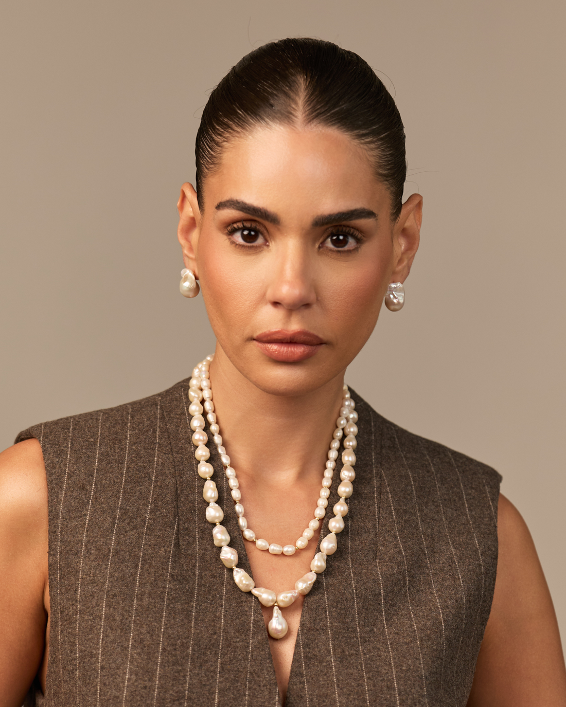 Rice &amp; Baroque with Pearl Droplet