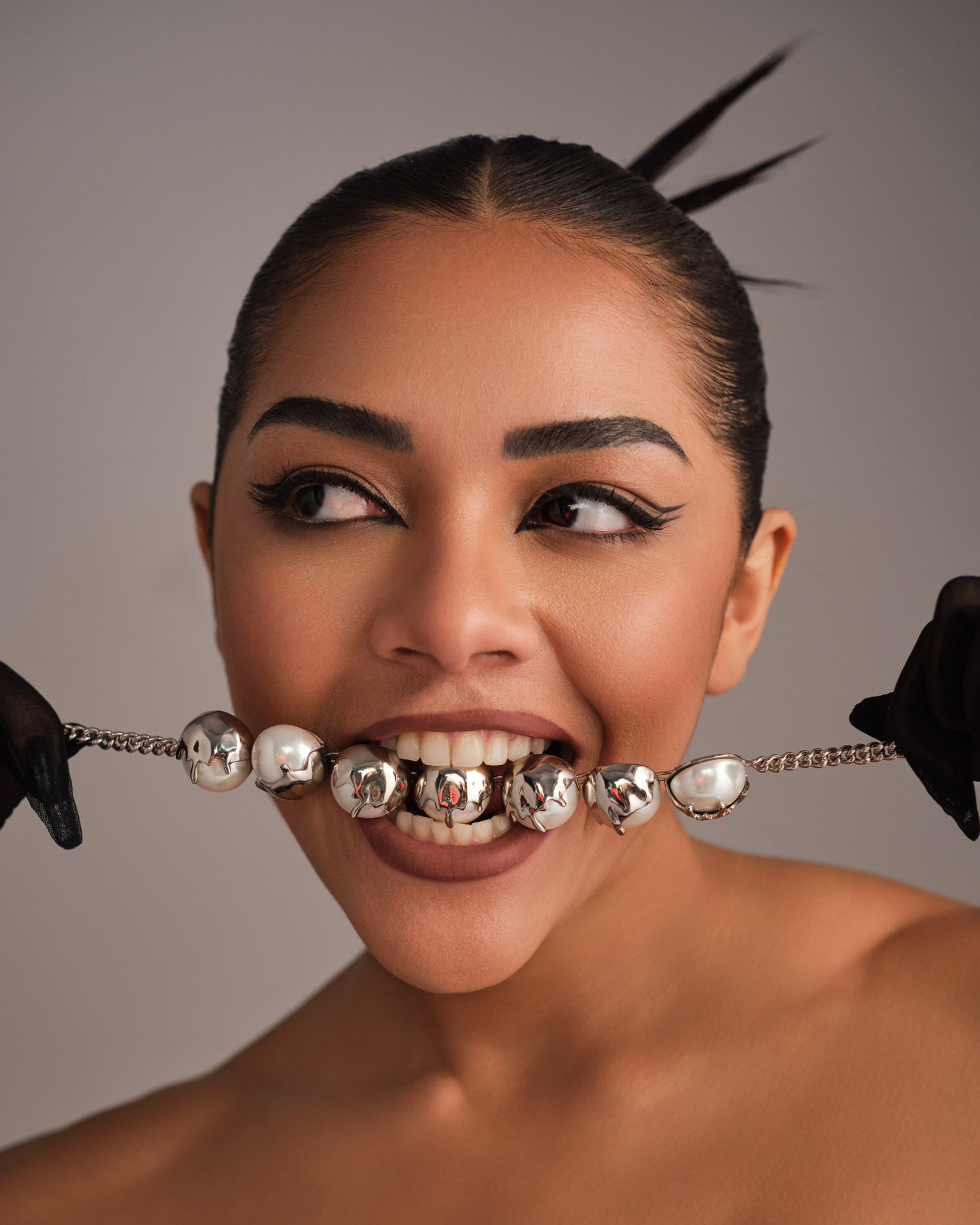 Dune Choker - Chrome