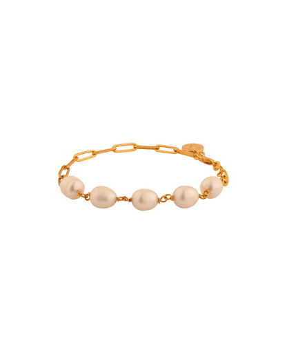 Linked Pearl Bracelet