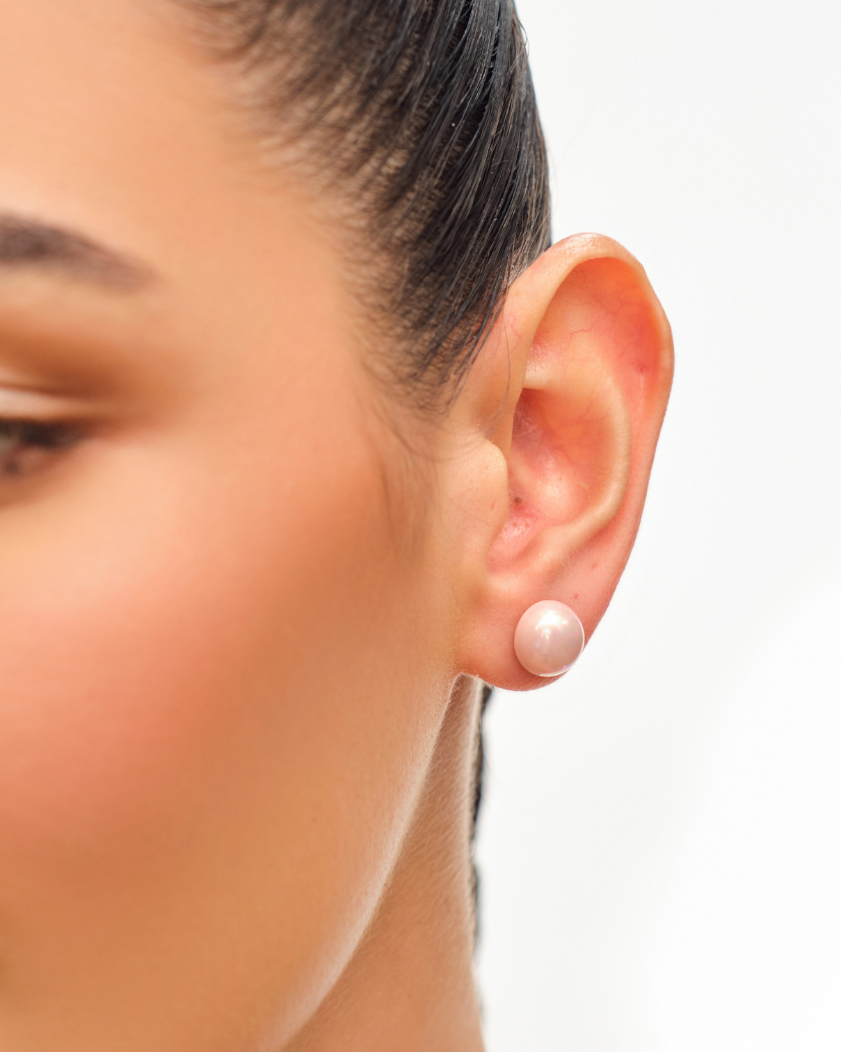 10mm Pearl Studs - Candy Pink