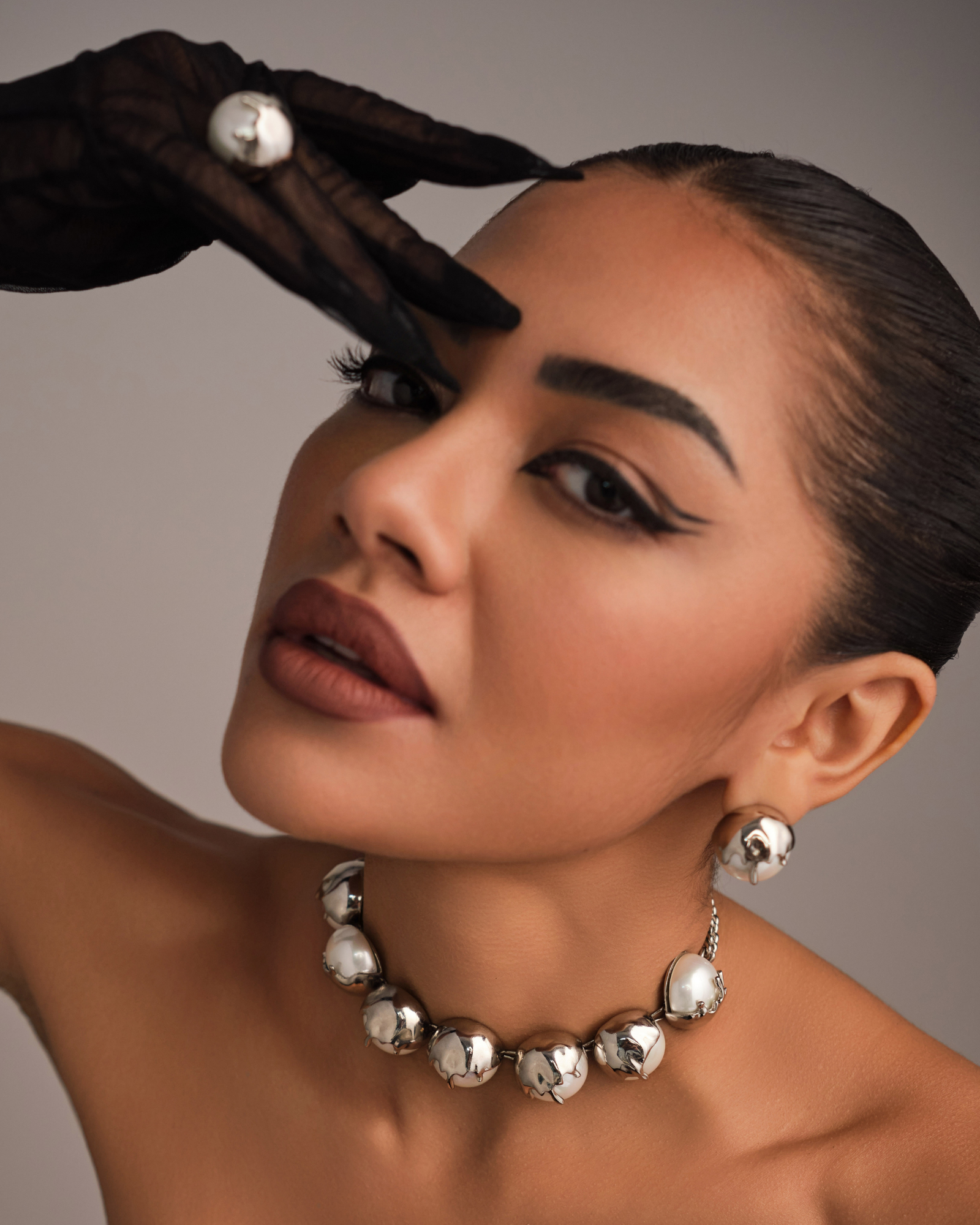 Dune Choker - Chrome