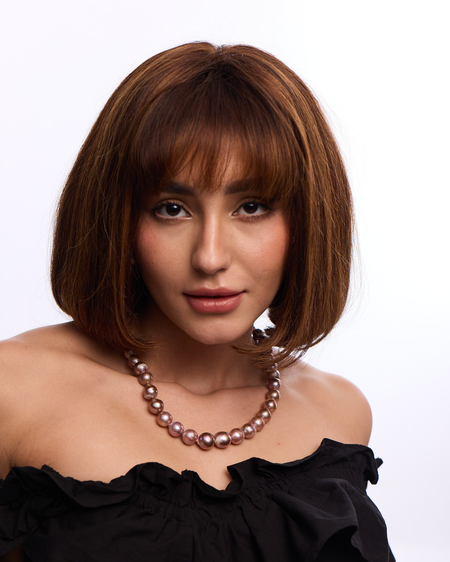 Baroque Pearl Single - Brown