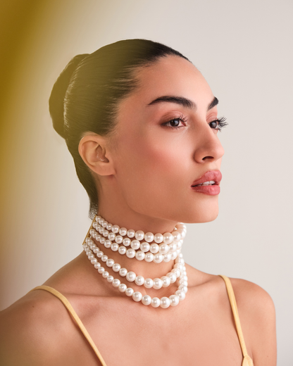 Major Pearl Necklace - White
