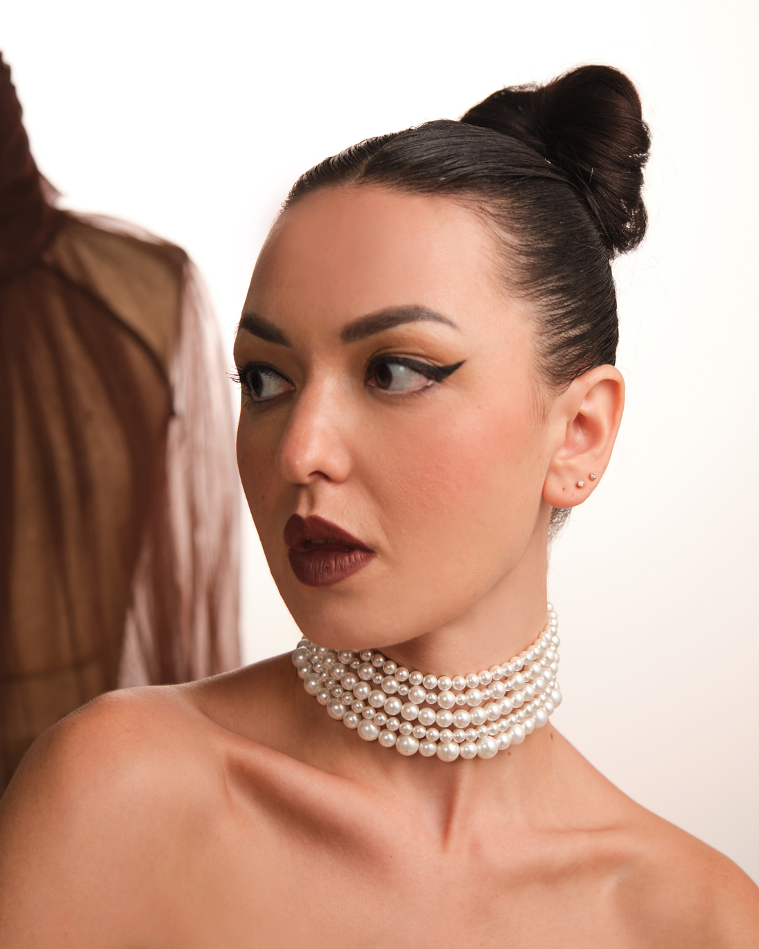 Layered Pearl Choker