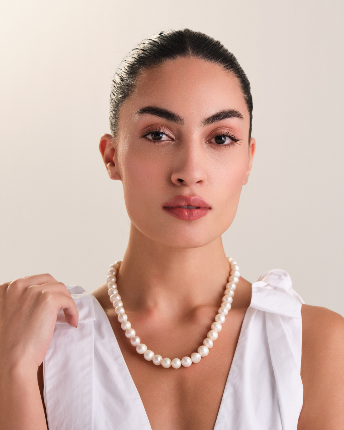 Natural Pearl Single - White