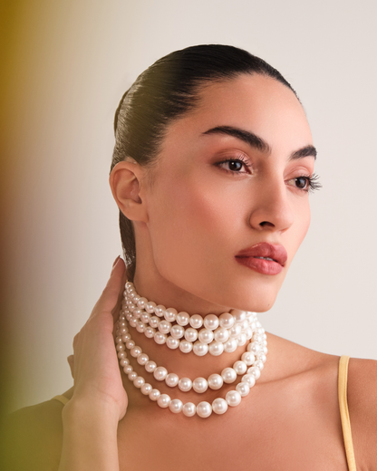 Major Pearl Necklace - White