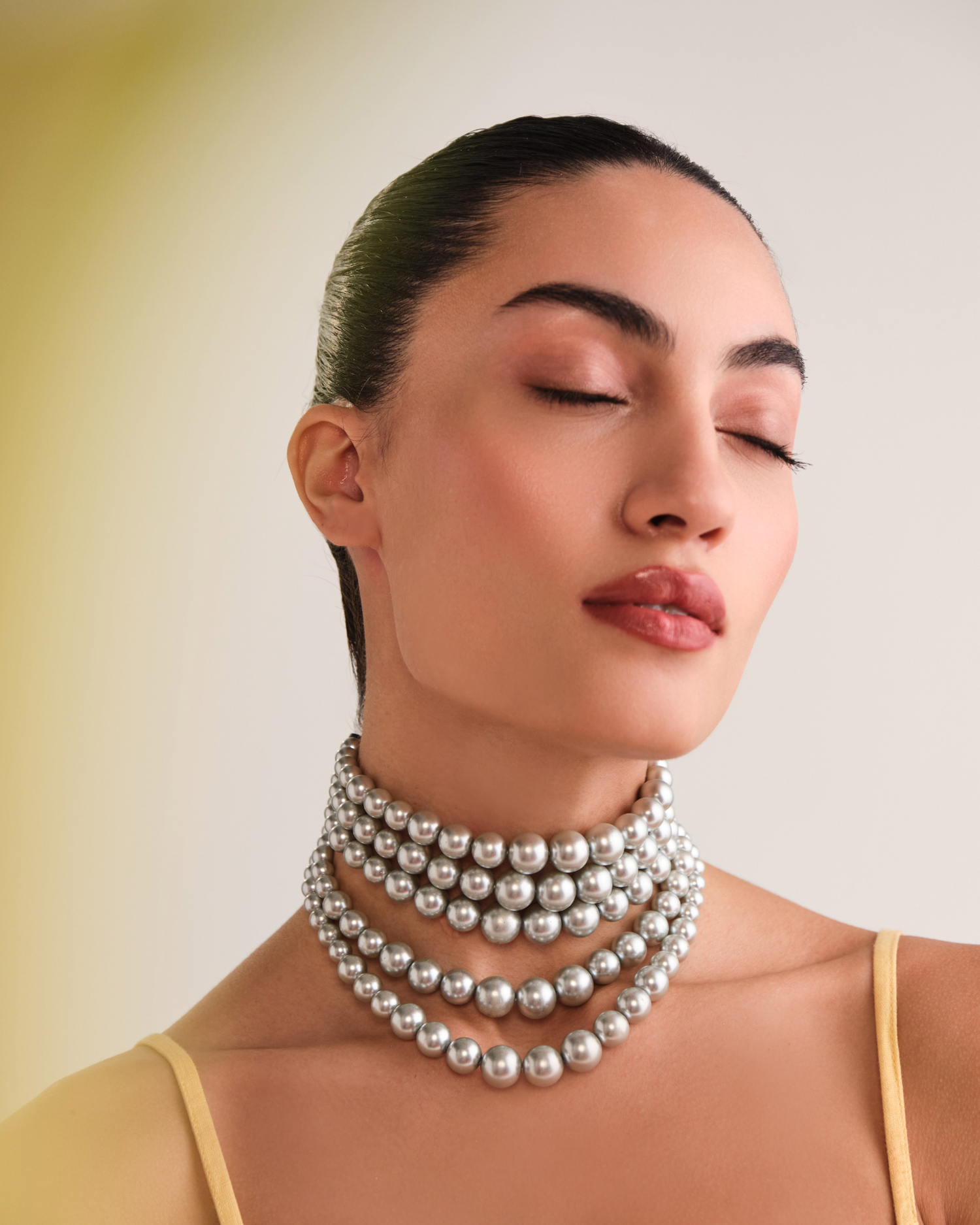 Major Pearl Necklace - Silver