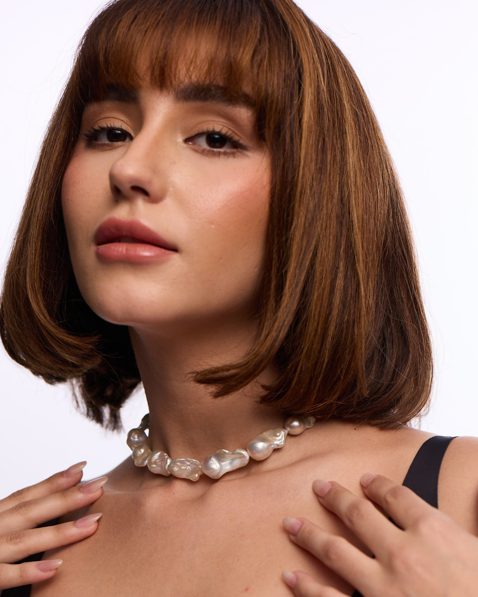 Single Baroque Pearl Choker