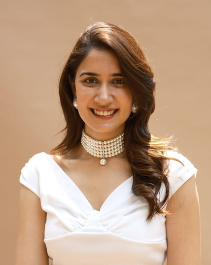 Victorian Pearl Choker