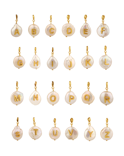 Initial Pearl Necklace - Anaash