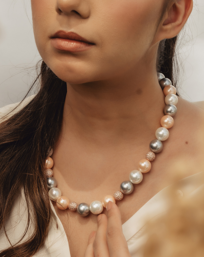 Swarovski Single - Orange, Silver &amp; White - Anaash