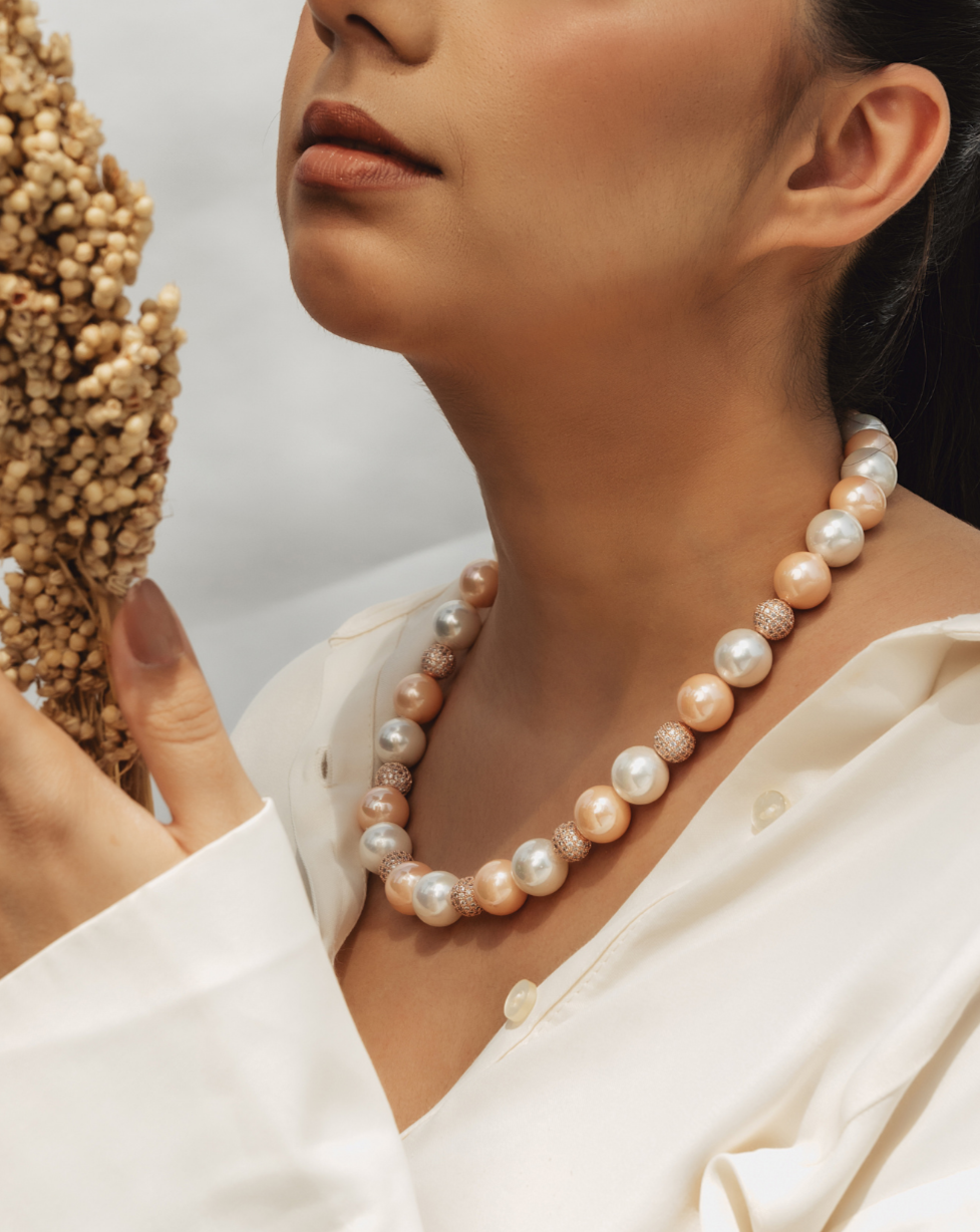 Swarovski Single - Orange &amp; White - Anaash