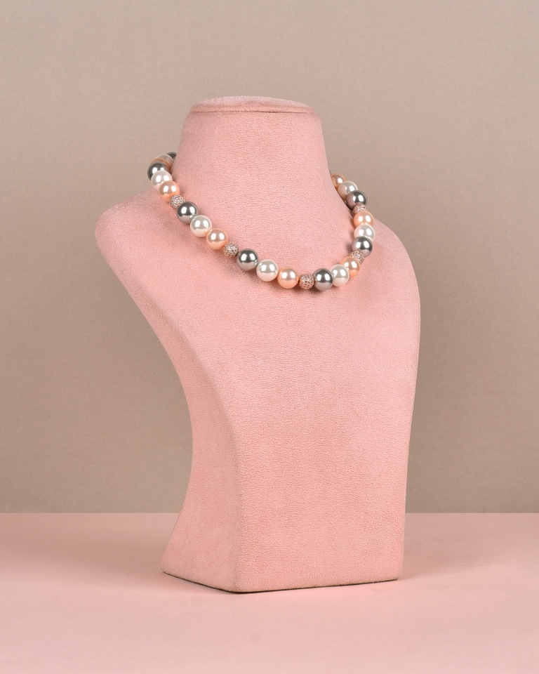 Swarovski Single - Orange, Silver &amp; White - Anaash