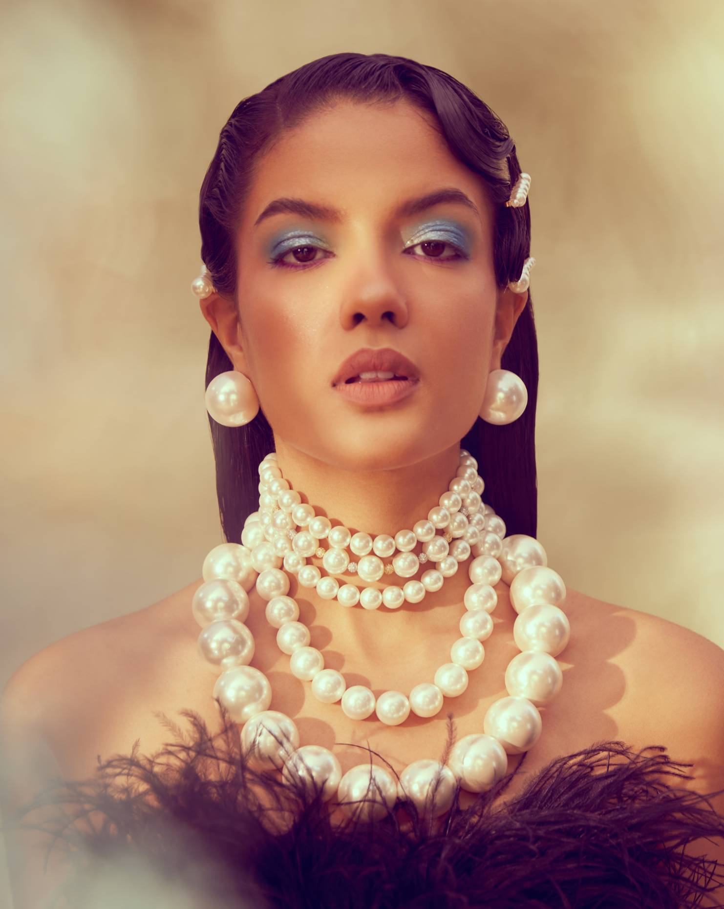 Emily Pearl Necklace - White