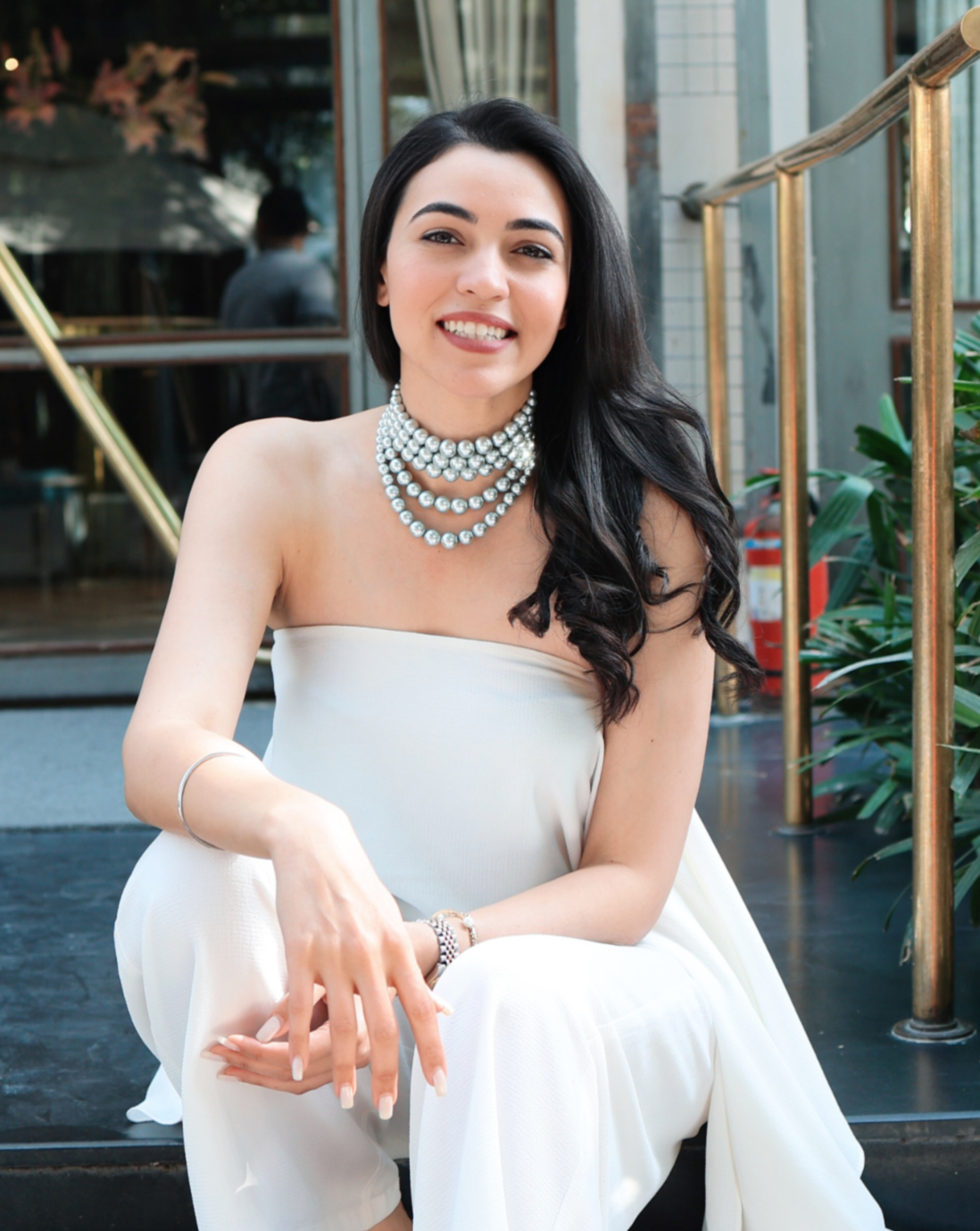 Major Pearl Necklace - Silver