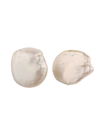 Baroque Pearl Studs - Big