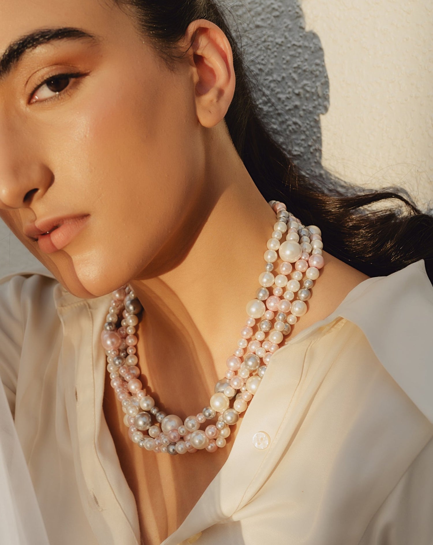 Pink, Silver &amp; White Mixed - Anaash