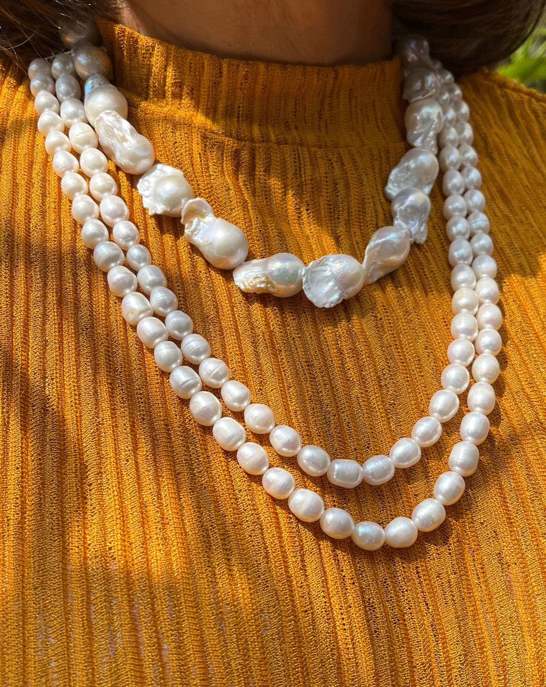 Double Layered Rice Pearls