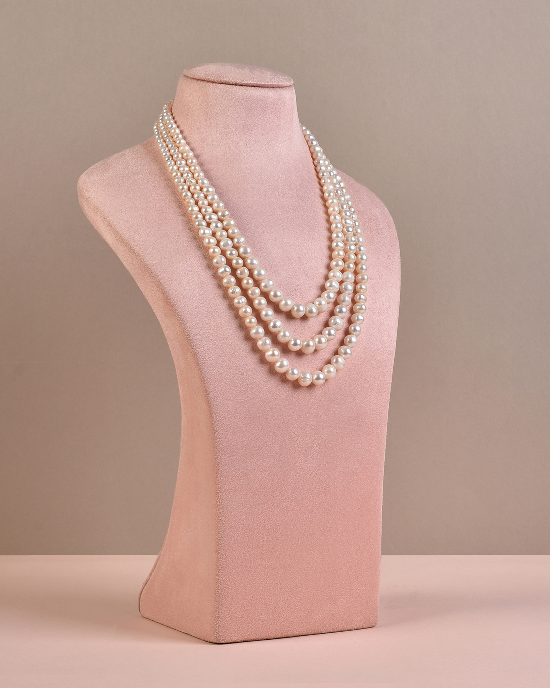 Triple Graded Pearls - Natural